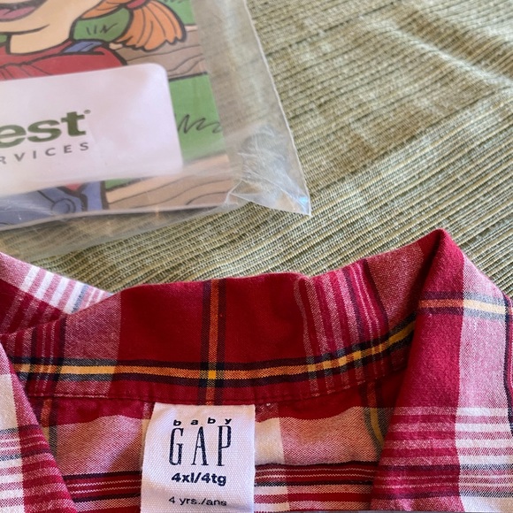 Plaid Button-down and Farm Paper Decor - Picture 2 of 7